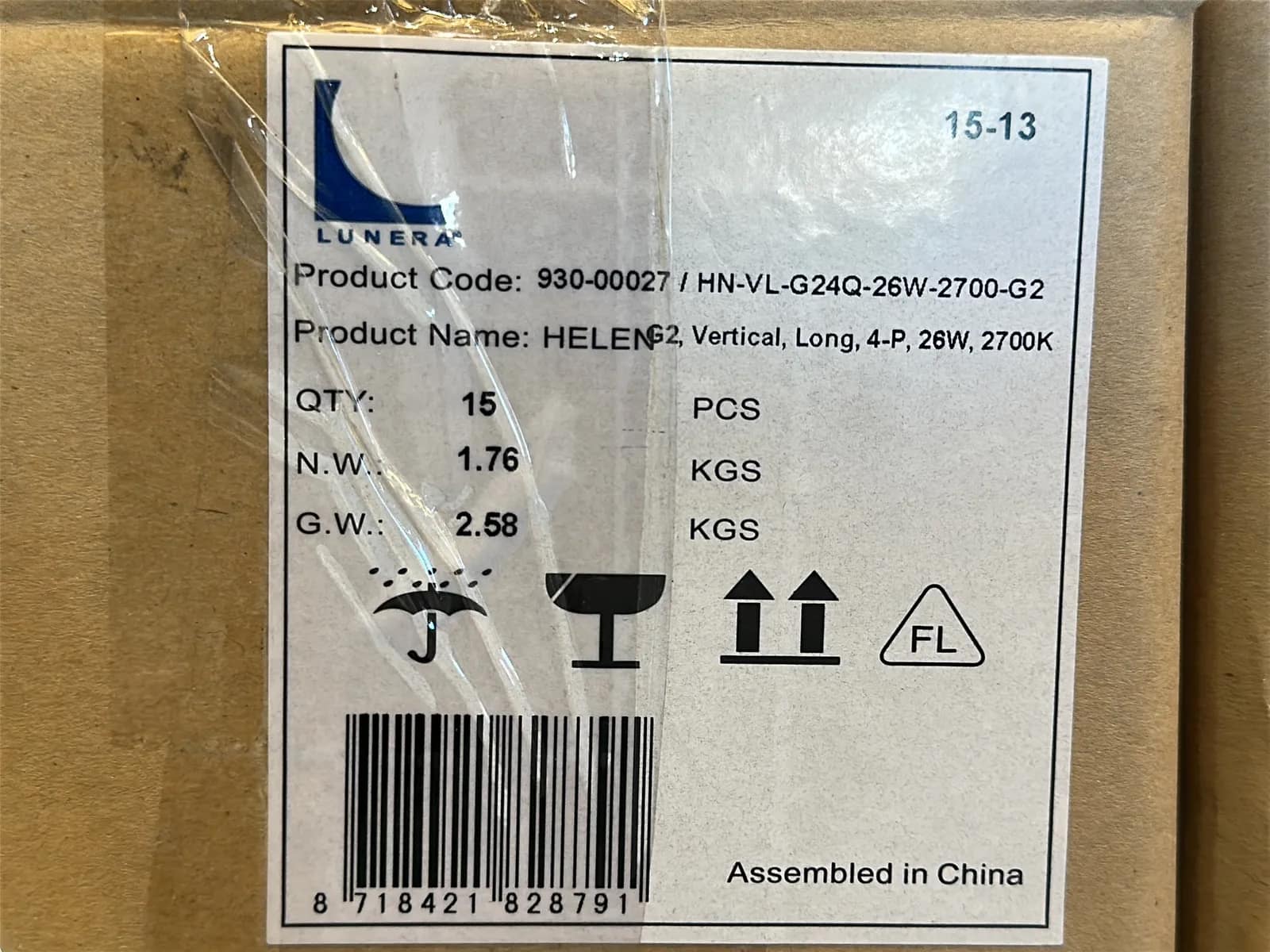 (2430) Lunera LED Vertical Helen Lamps - $87,480 Approximate Retail Value (Unused), photo 2 of 4