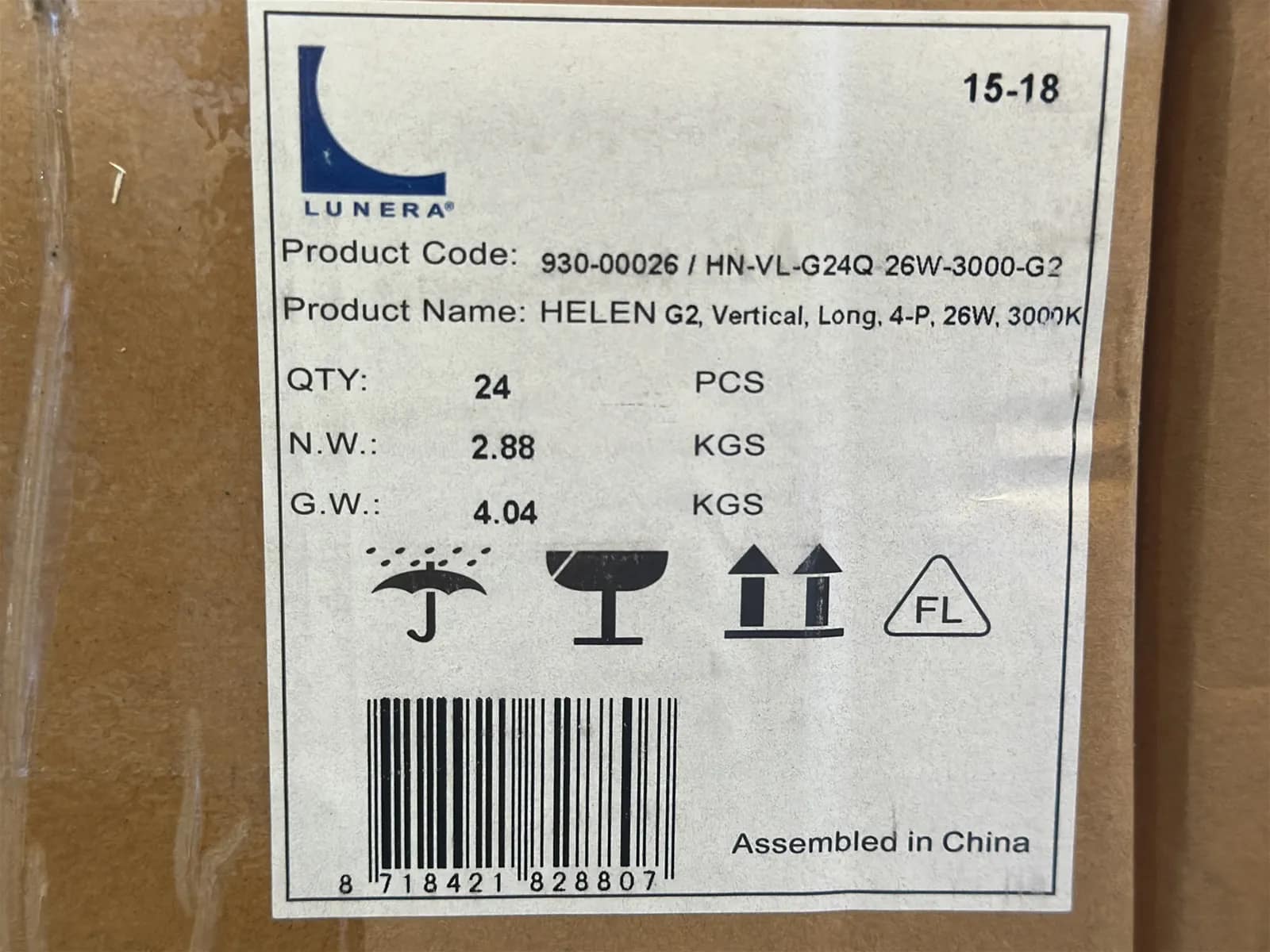 (2880) Lunera LED Vertical Helen Lamps - $103,680 Approximate Retail Value (Unused), photo 2 of 4