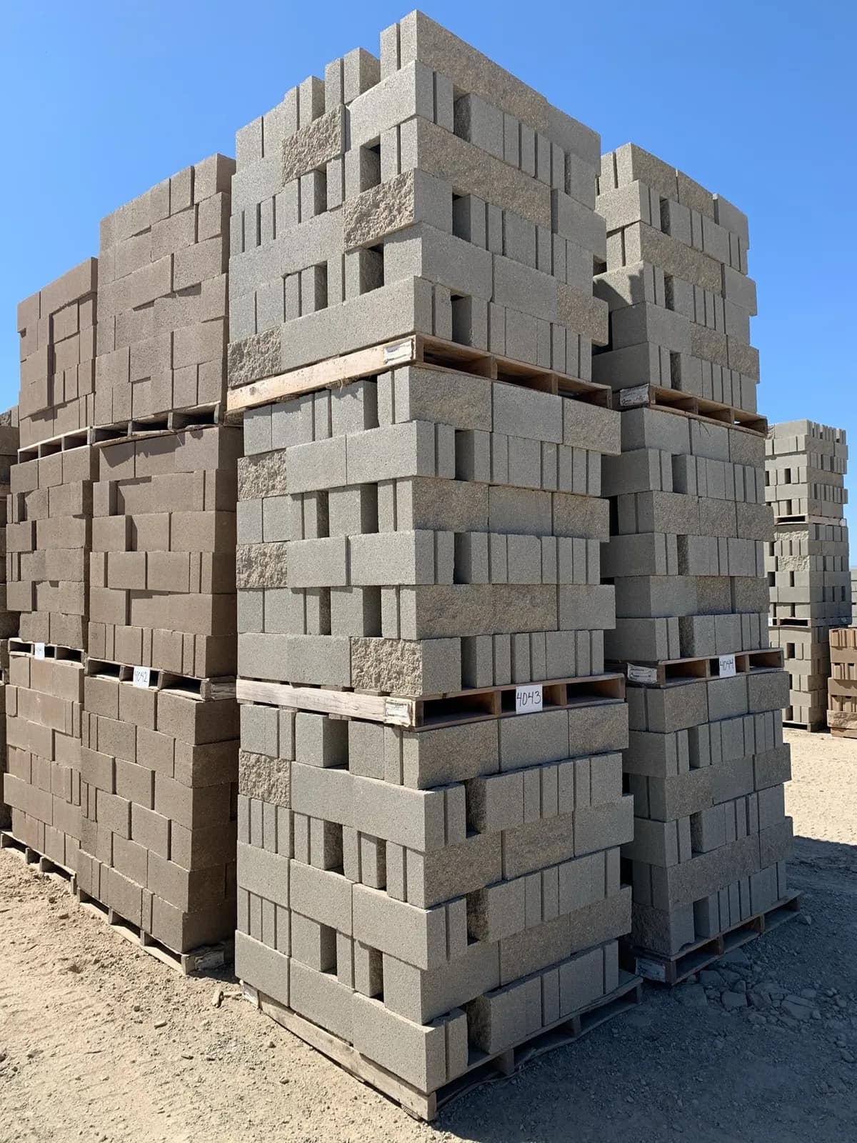 (3) Pallets 8x8x16 Split One Side Open End Gray, photo 3 of 3