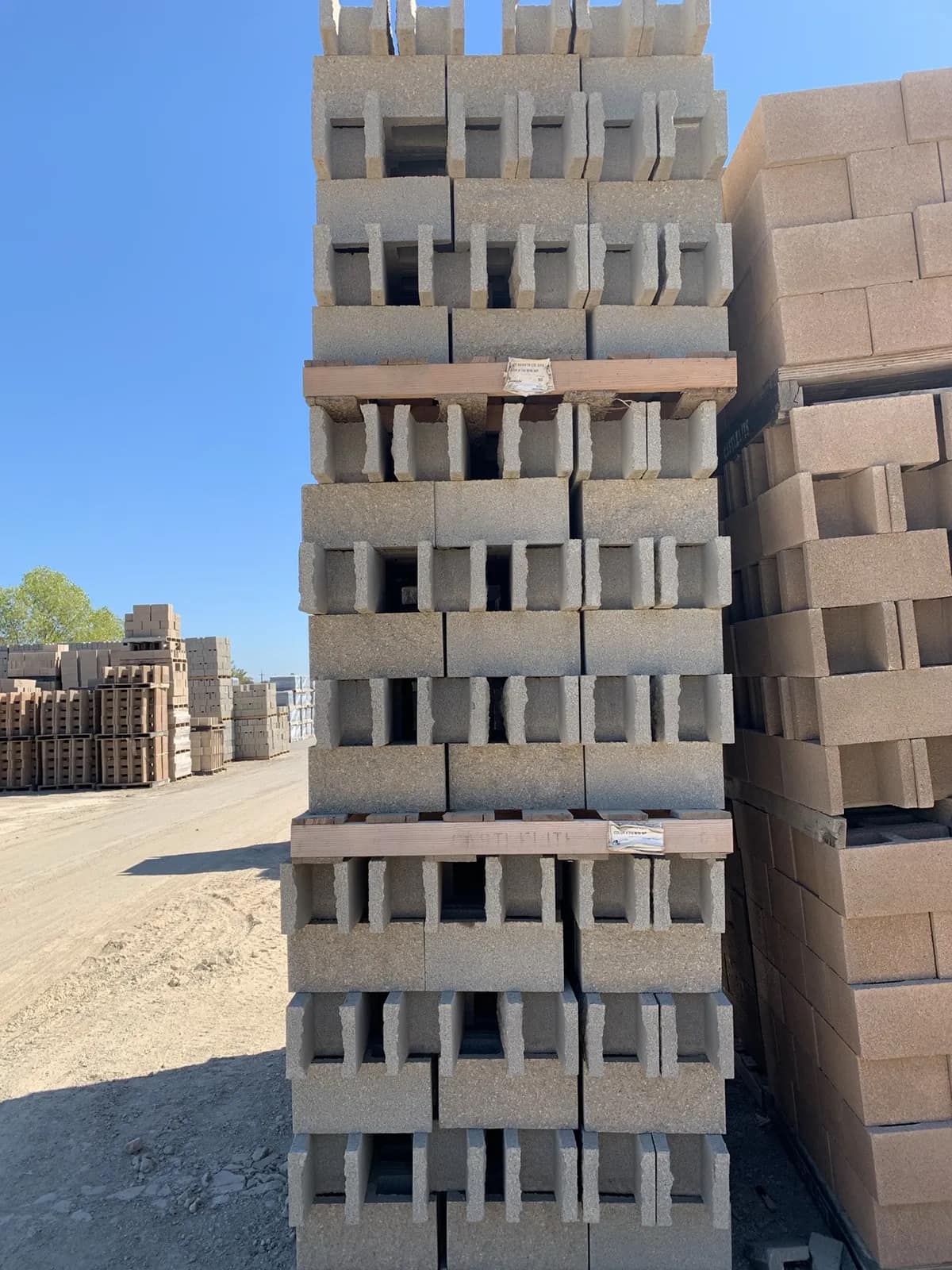 (3) Pallets 8x8x16 Split One Side Open End Gray, photo 3 of 3