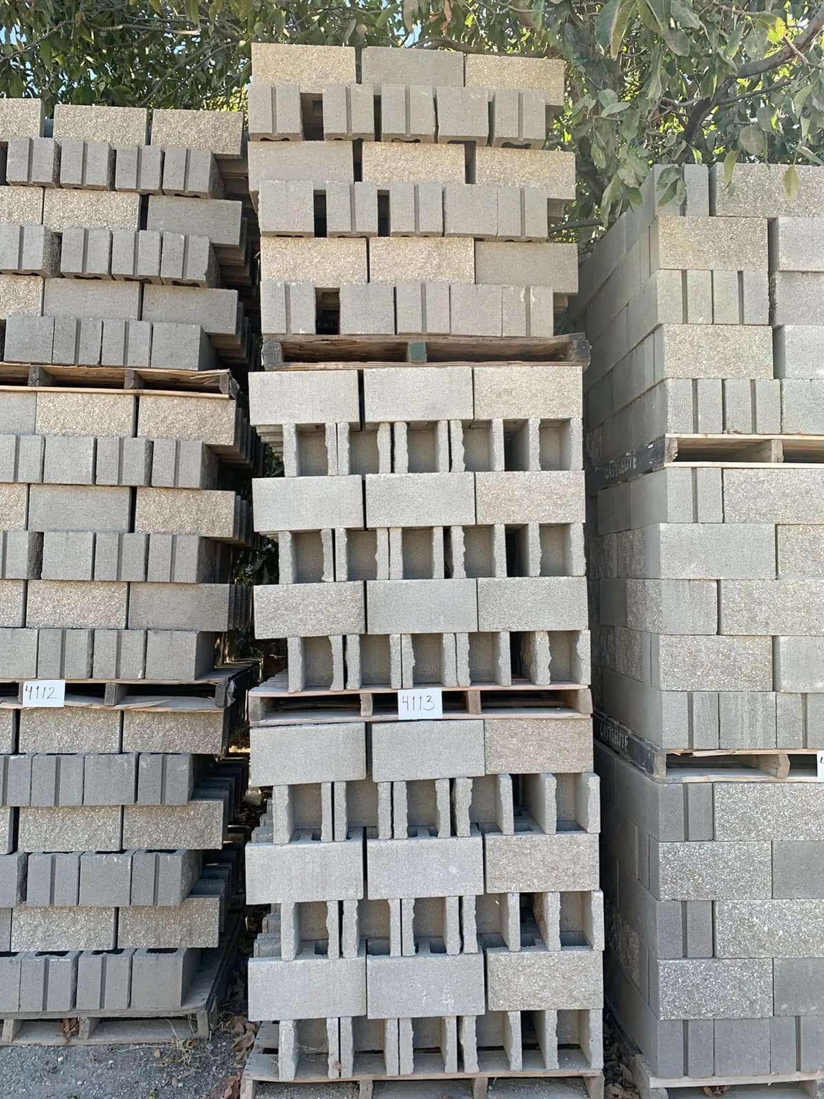 (3) Pallets 8x8x16 Split One Side Open End Standard Gray, photo 2 of 3