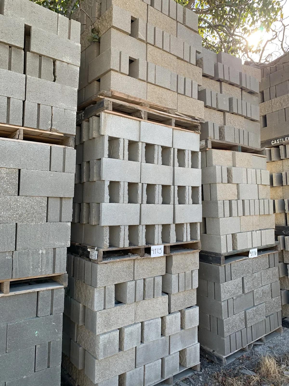 (3) Pallets 8x8x16 Split One Side Open End Standard Gray, photo 2 of 3