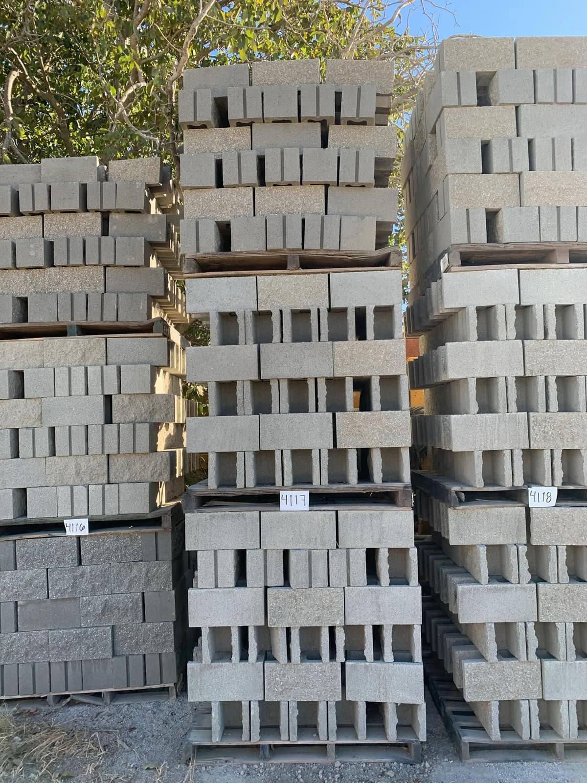 (3) Pallets 8x8x16 Split One Side Open End Standard Gray, photo 2 of 3