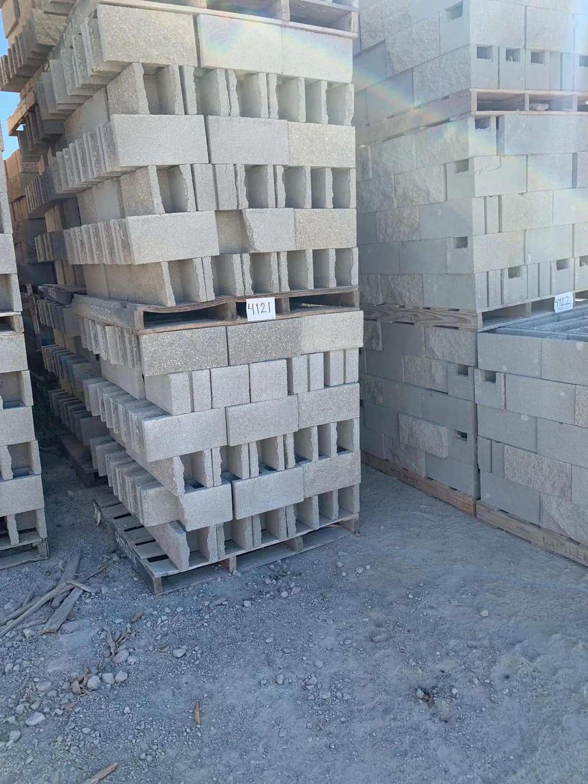 (3) Pallets 8x8x16 Split One Side Open End Standard Gray, photo 2 of 3