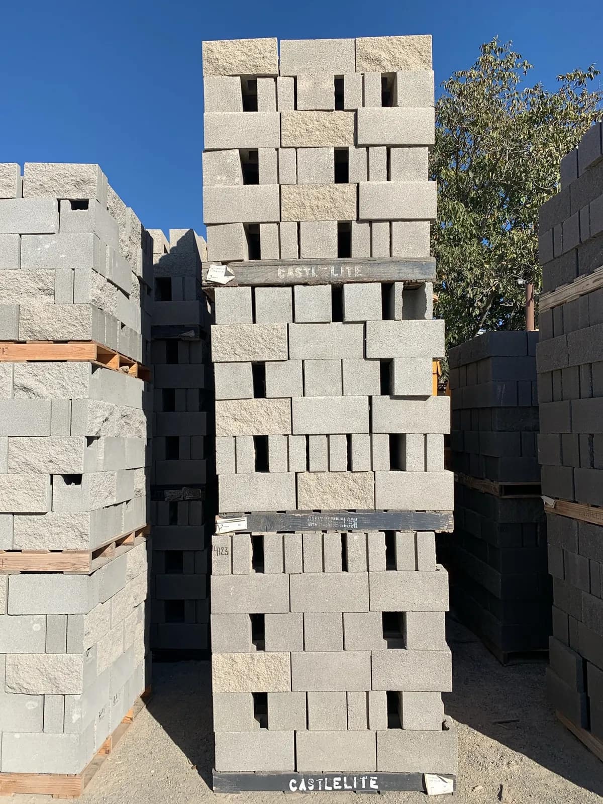 (3) Pallets 8x8x16 Split One Side Open End Standard Gray, photo 2 of 3