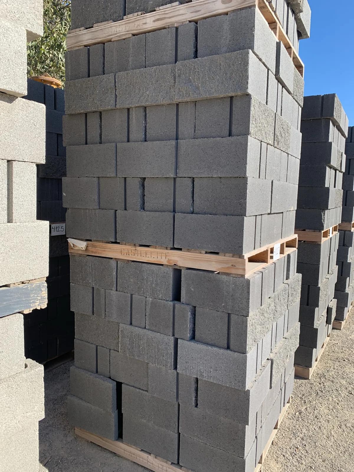 (2) Pallets 12x8x16 Split One Side Open End Standard Charcoal, photo 2 of 2
