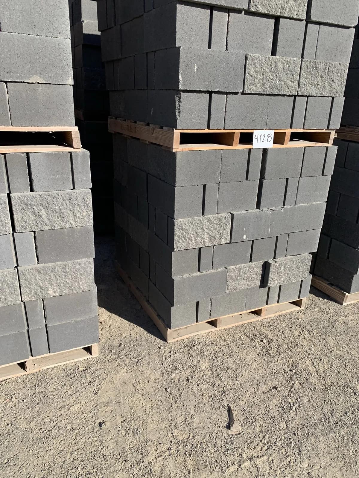 (2) Pallets 12x8x16 Split One Side Open End Standard Charcoal, photo 2 of 3