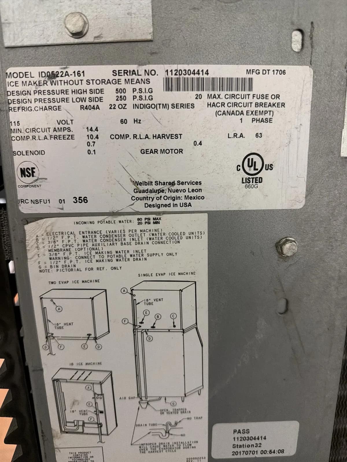 Manitowoc Ice Maker, photo 6 of 6