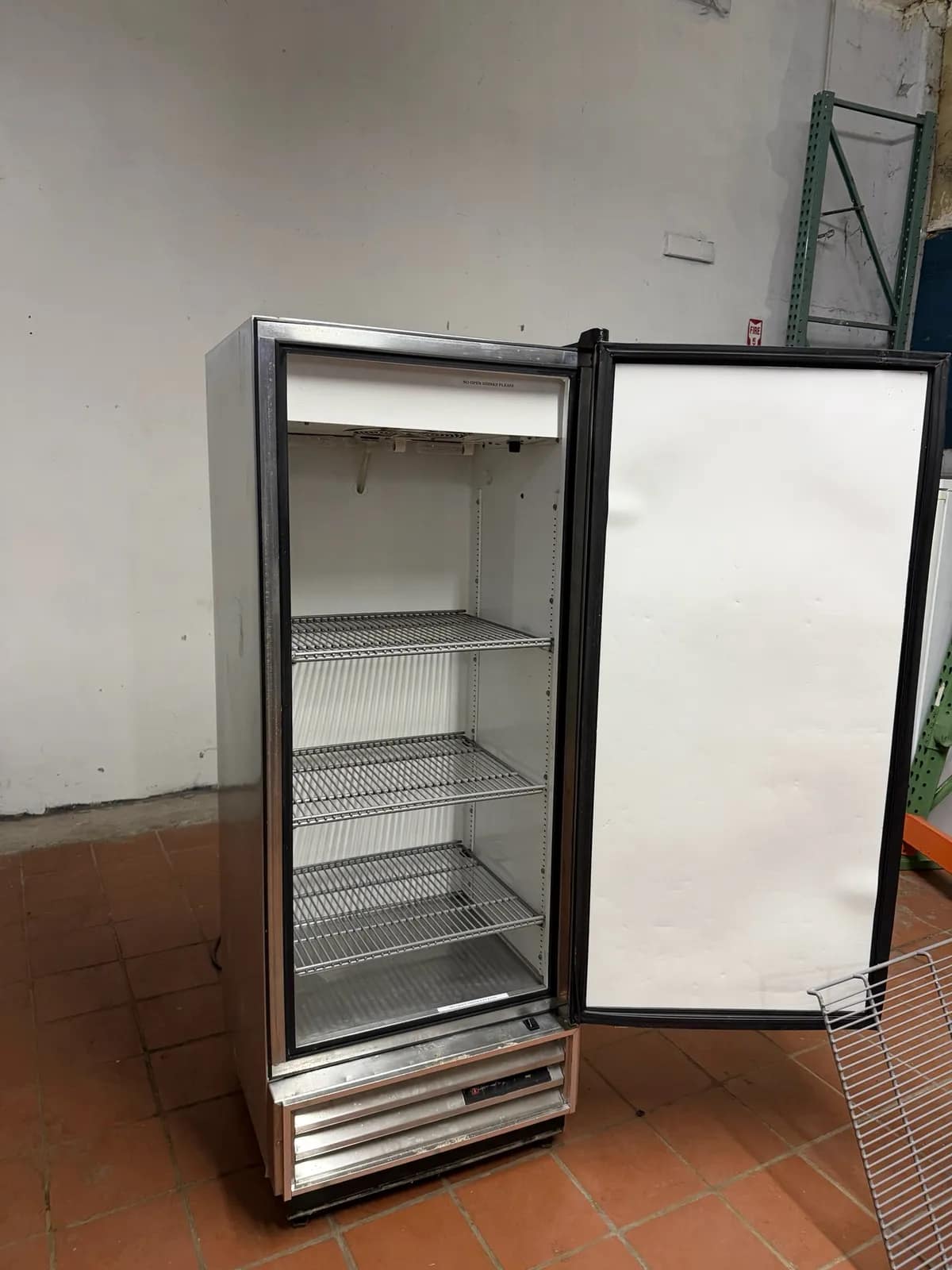 True Stainless Steel Single Door Refrigerator, photo 4 of 5