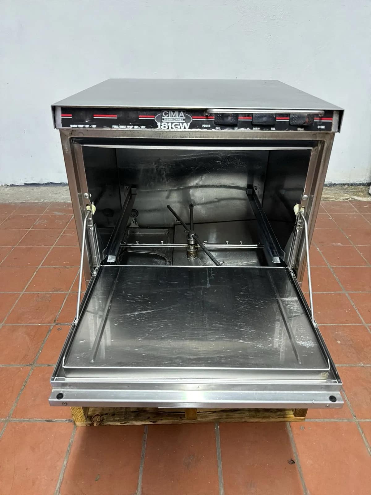 CMA 181GW Commercial Dishwasher/Glasswasher High Temp 220 Volts, photo 4 of 6