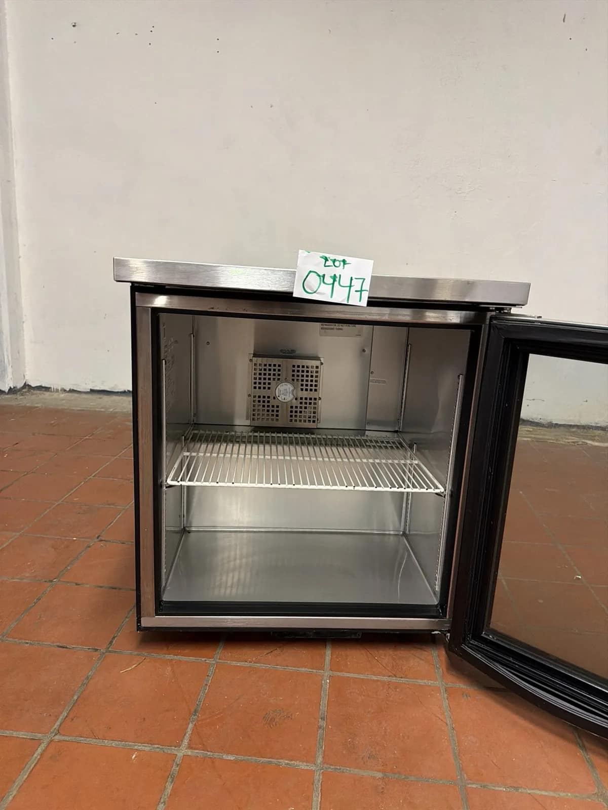 True Glass Door Refrigerator Under Counter, photo 7 of 9