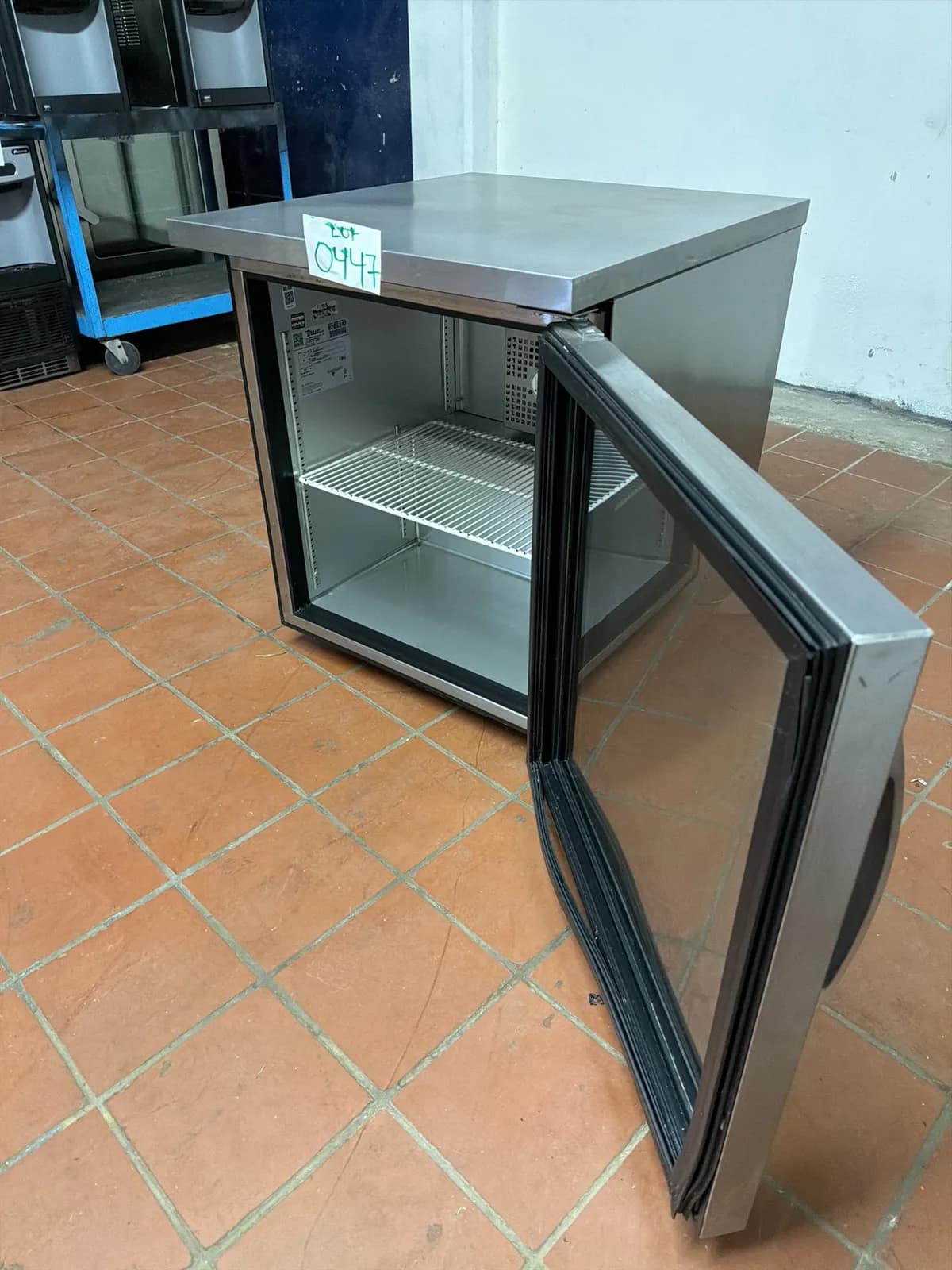 True Glass Door Refrigerator Under Counter, photo 5 of 9