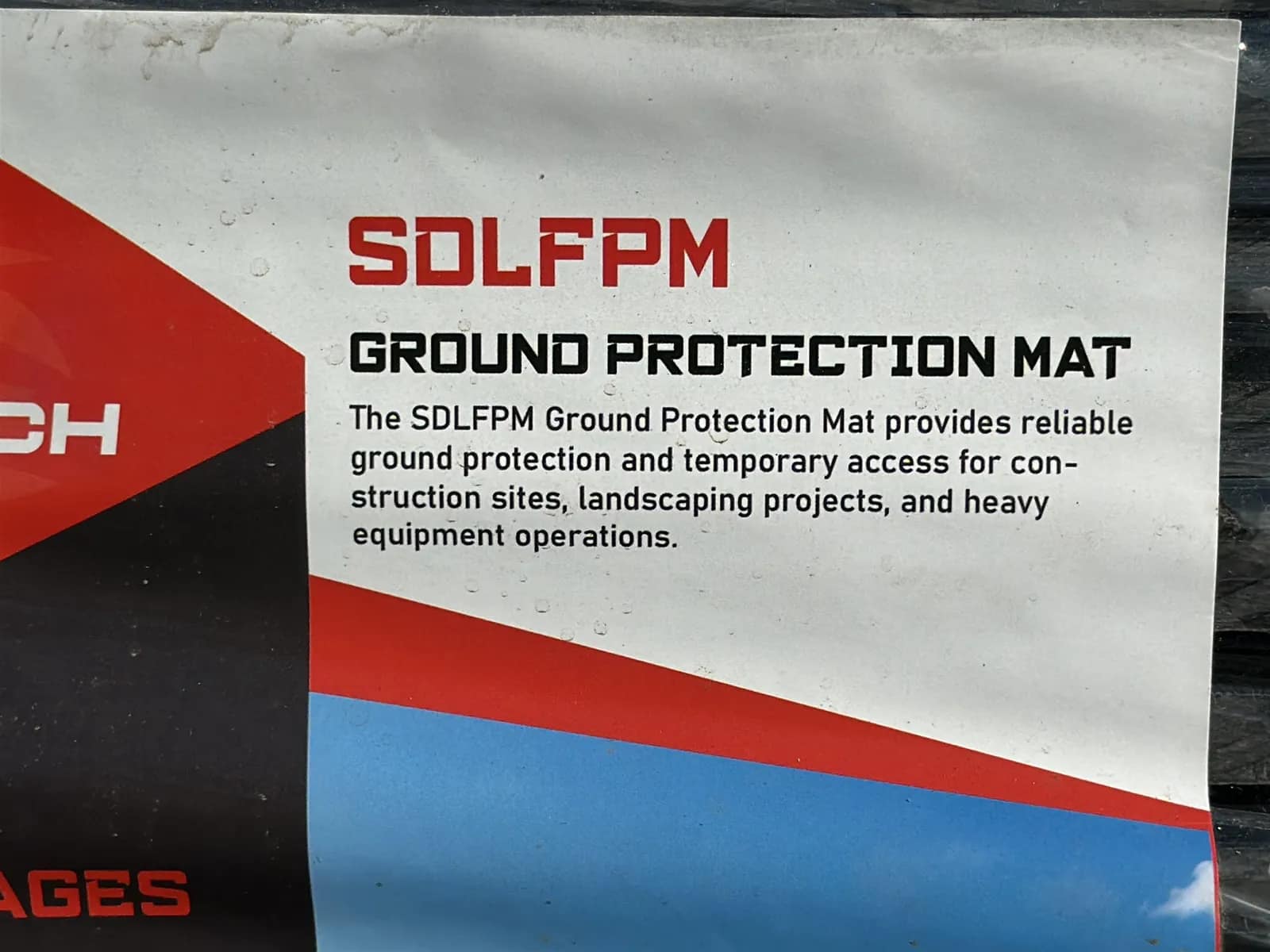Quantity of (15) 2026 SDLFPM 80-Ton Capacity Ground Protection Mats - 41”x95", photo 7 of 9