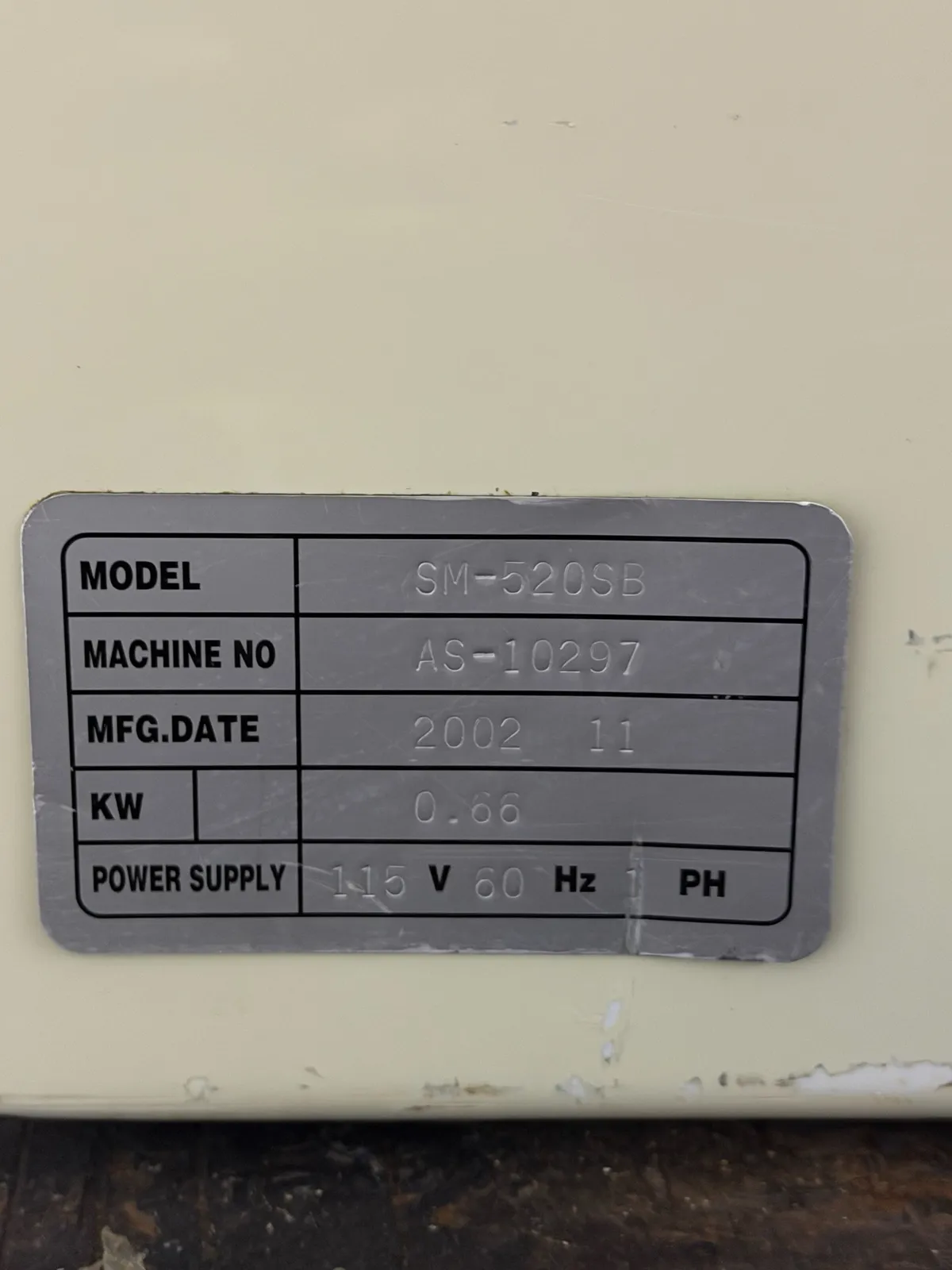 B.E.S. Commercial Dough Sheeter Machine, photo 9 of 9