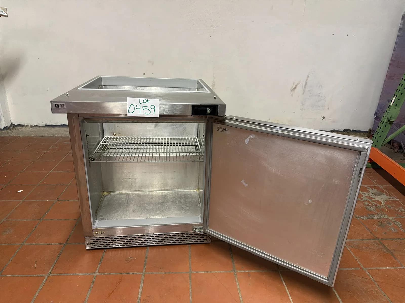 Continental Stainless Steel Undercounter Prep Table Refrigerator Single Door, photo 5 of 7