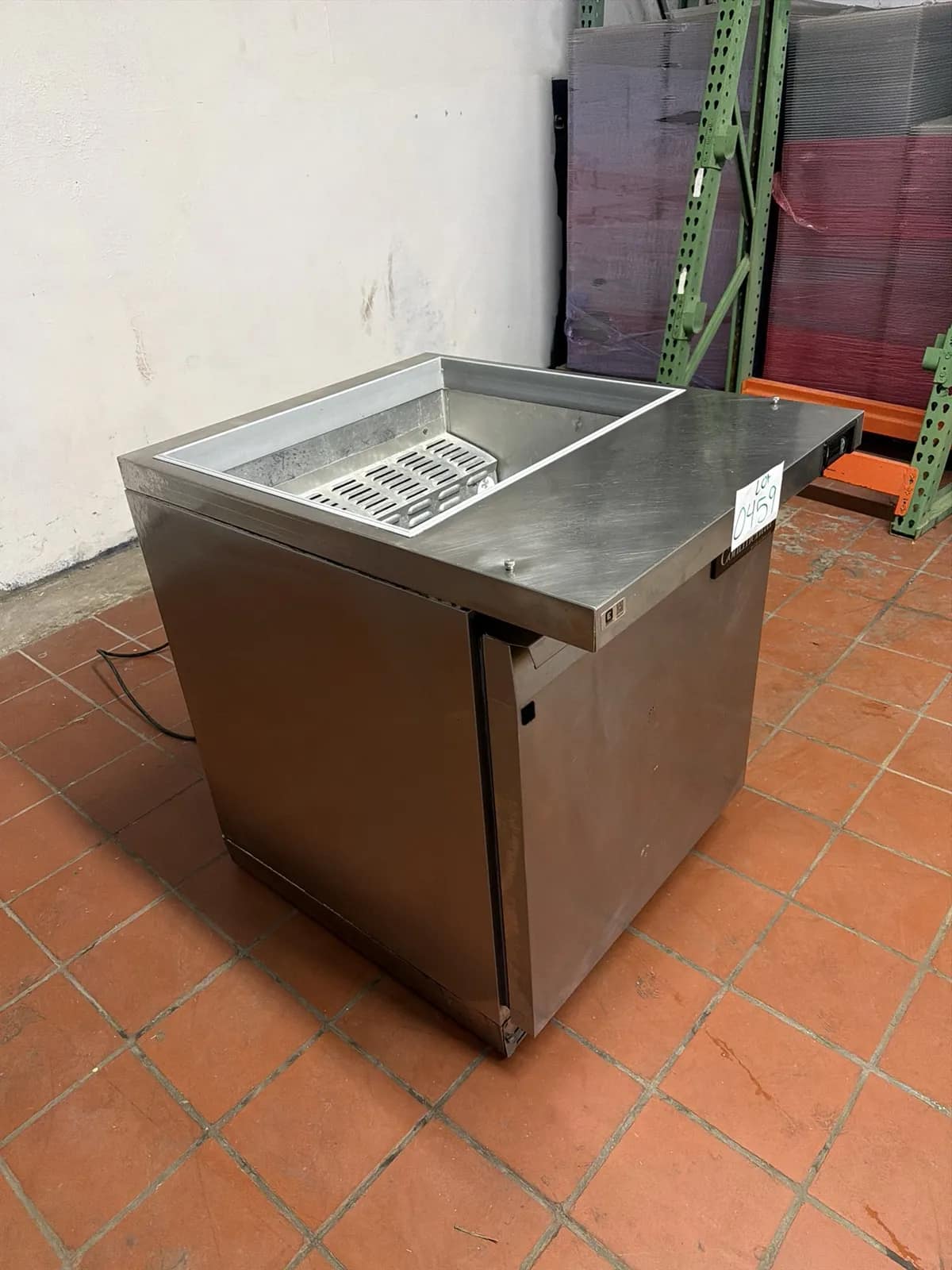 Continental Stainless Steel Undercounter Prep Table Refrigerator Single Door, photo 3 of 7
