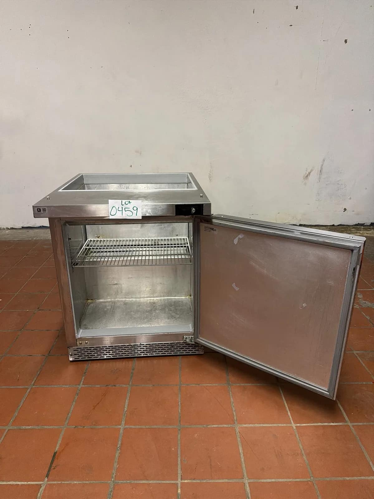 Continental Stainless Steel Undercounter Prep Table Refrigerator Single Door, photo 6 of 7