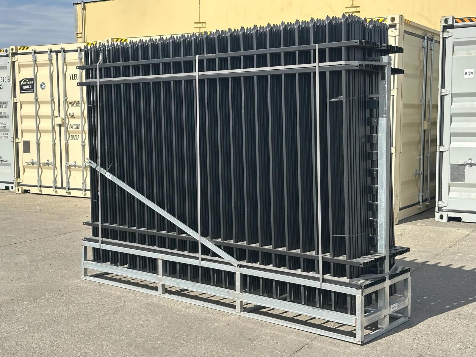 20-2026-suntop-10x7-wrought-iron-powder-coated-fence-panels-with-posts-200-linear-feet-total-unused-murgfq6c