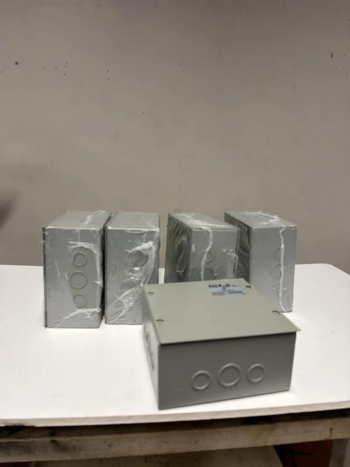 (5) Electrical Junction & Pull Box With Three Knockouts, photo 7 of 9