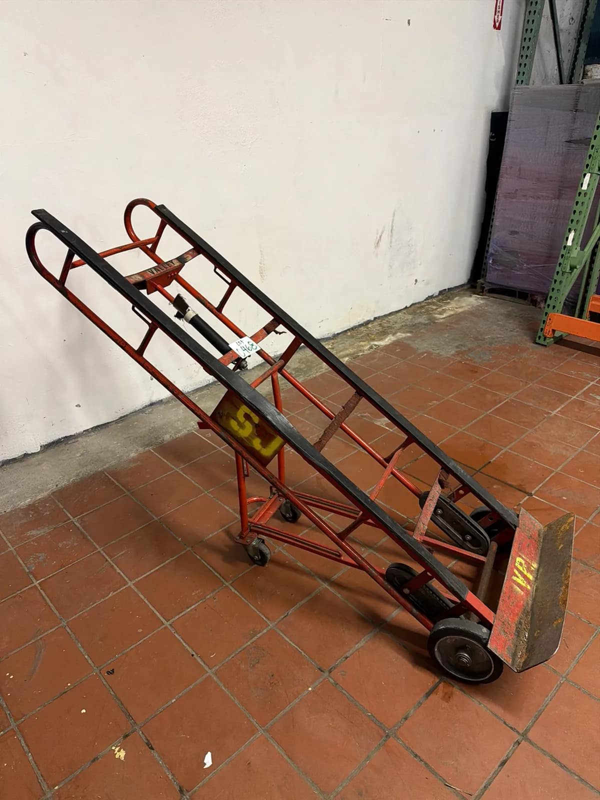 Heavy-Duty Red Steel Hand Truck Dolly, photo 2 of 6