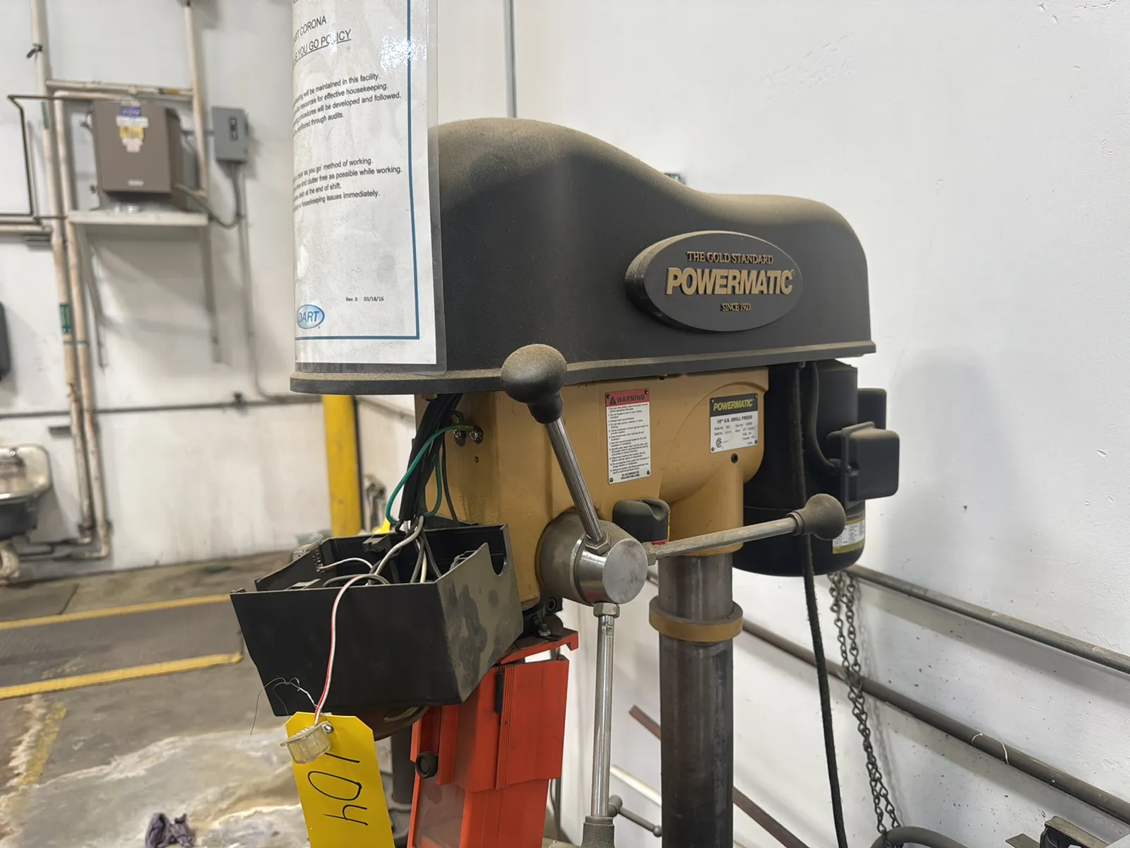 Powermatic 18” V.S. Drill Press Model 2800, photo 6 of 7