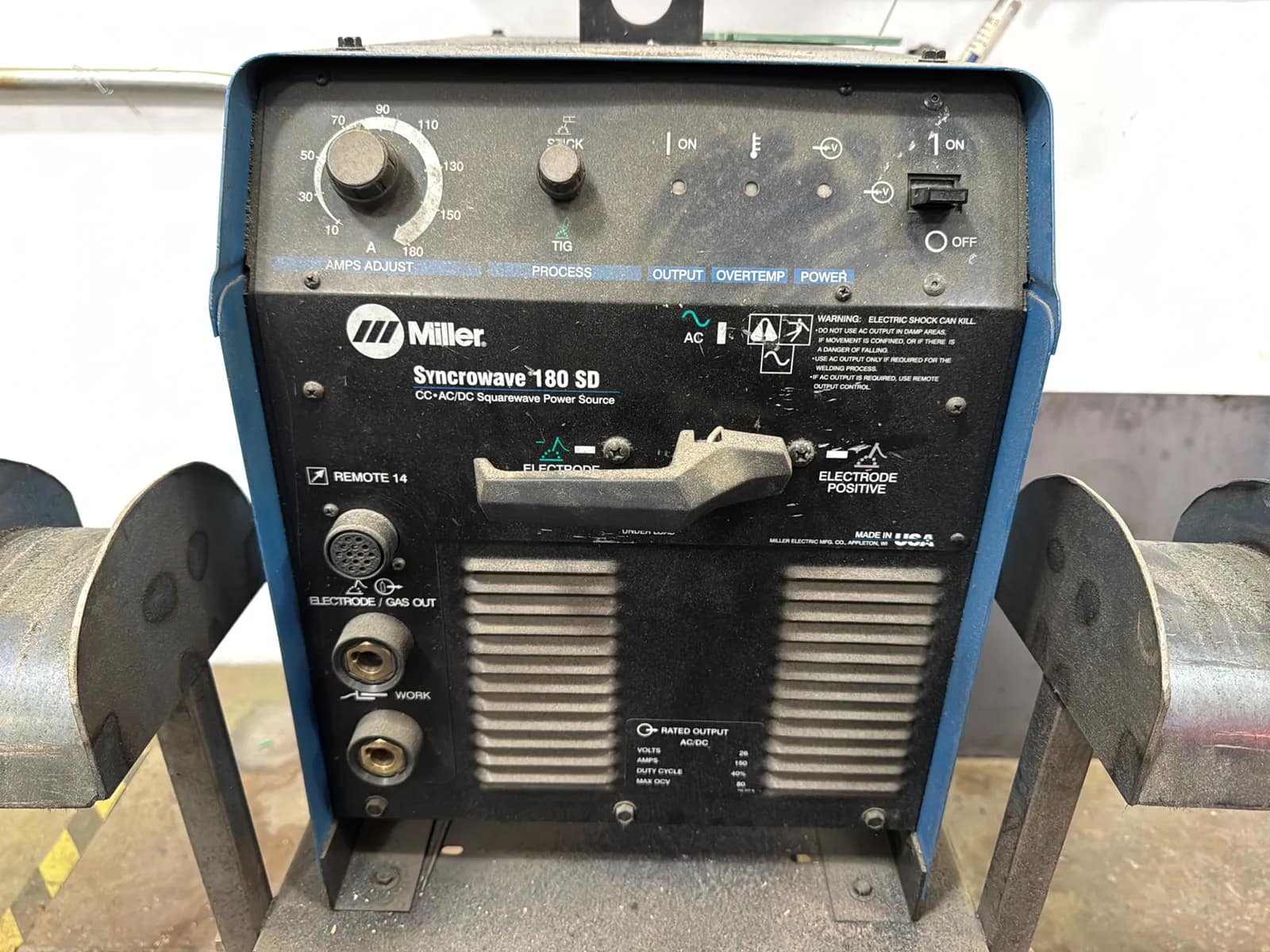 Miller Syncrowave 180SD Welder With Cart, photo 4 of 6