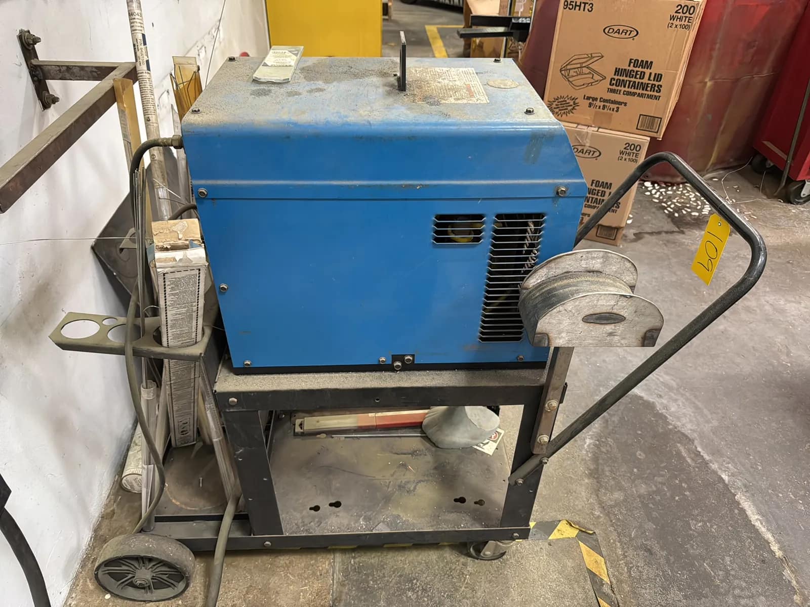 Miller Syncrowave 180SD Welder With Cart, photo 6 of 6