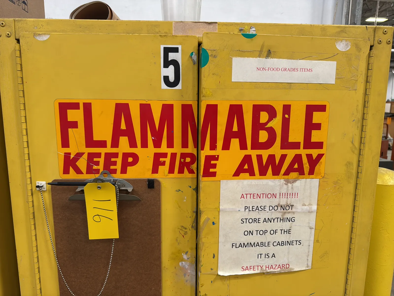 Flammable Storage Cabinet With Contents, photo 2 of 9