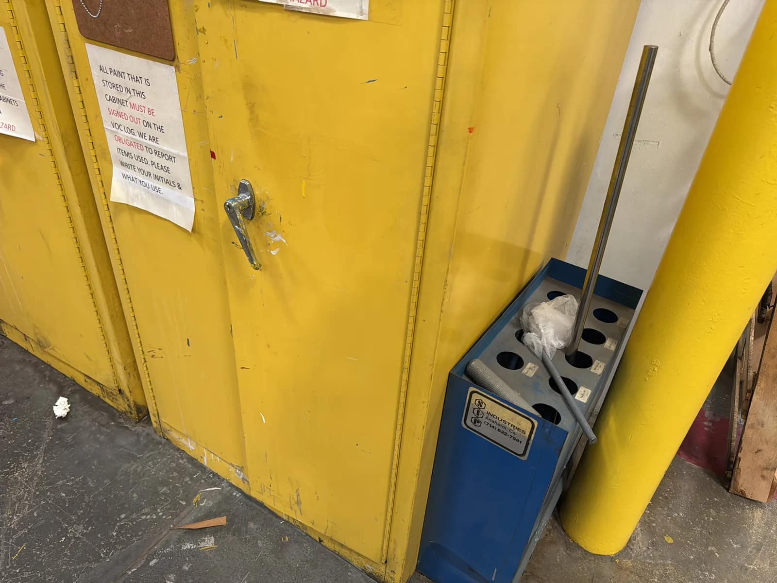 Flammable Storage Cabinet With Contents, photo 9 of 9