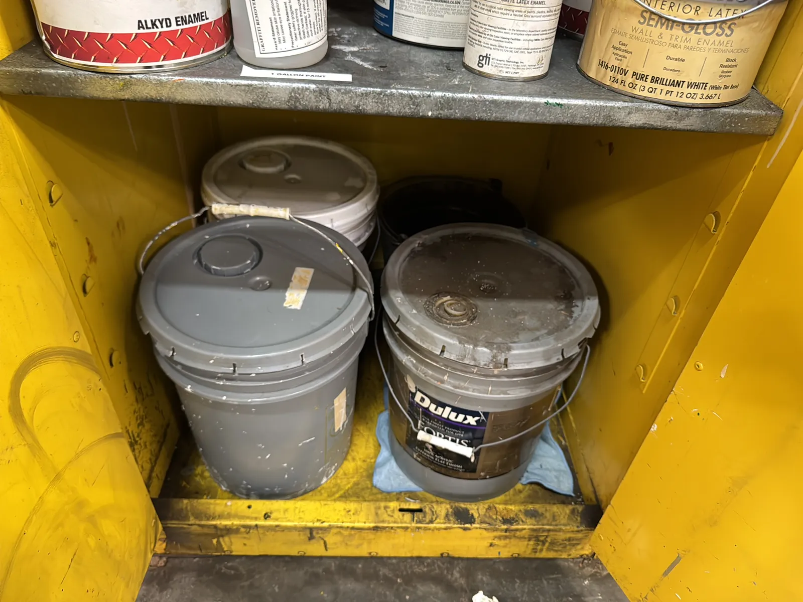 Flammable Storage Cabinet With Contents, photo 6 of 6