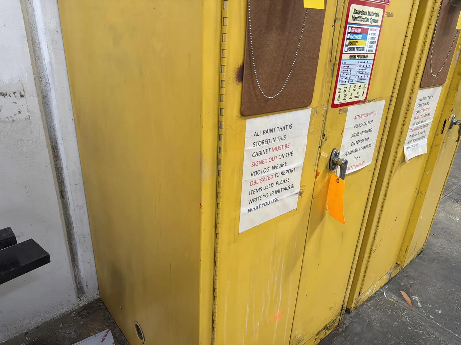 Flammable Storage Cabinet With Contents, photo 3 of 6