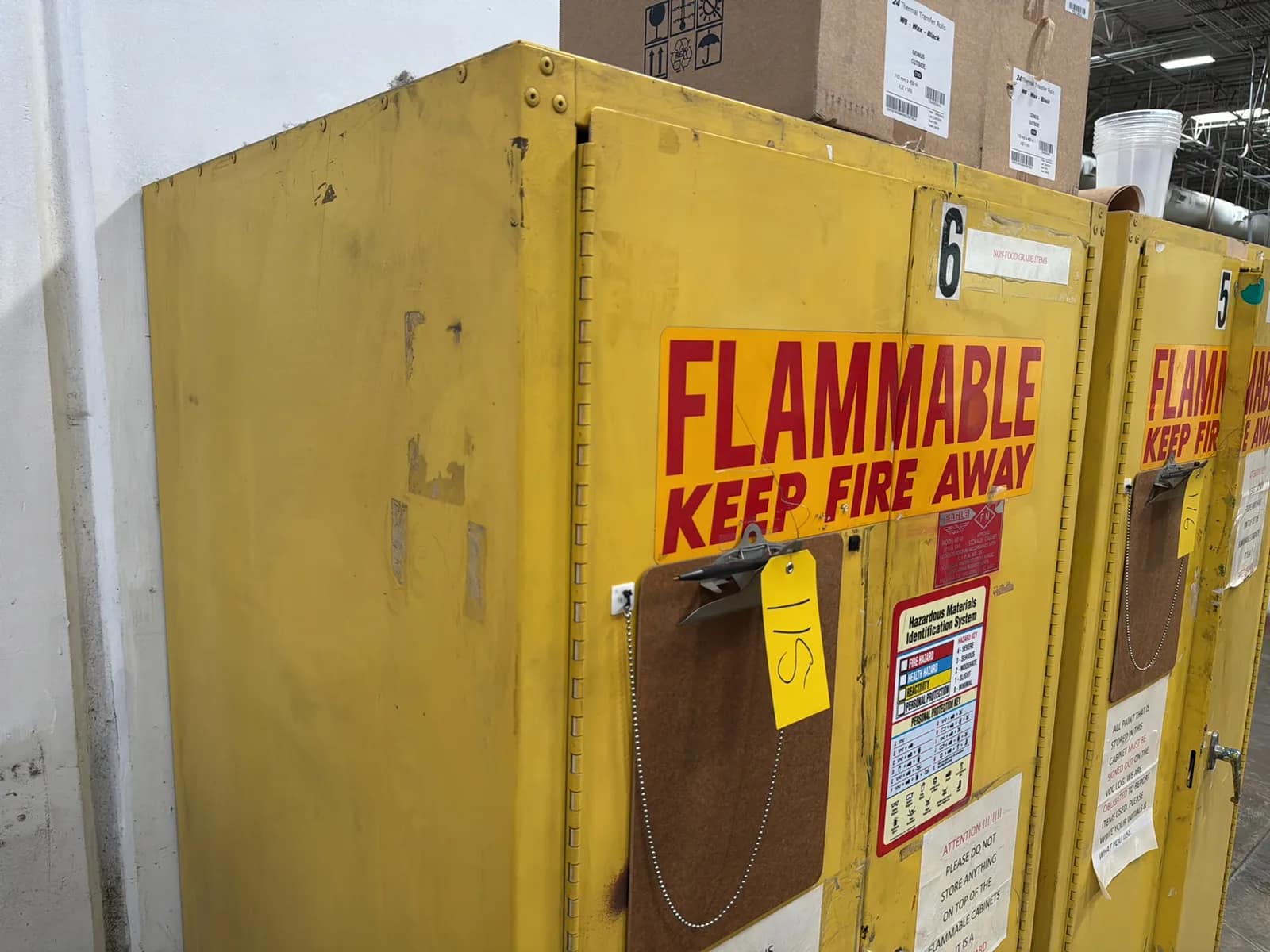 Flammable Storage Cabinet With Contents, photo 2 of 6