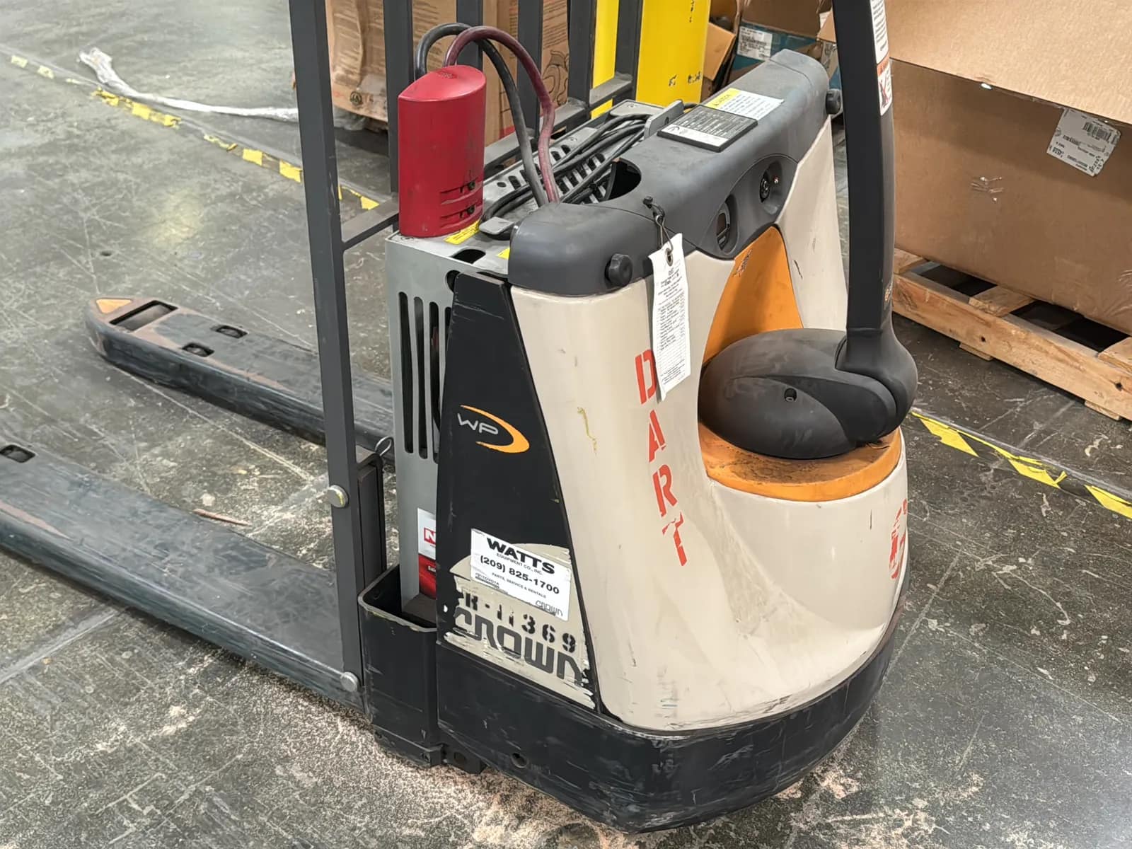 Crown WP 4500lb Capacity Electric Pallet Jack, photo 6 of 12