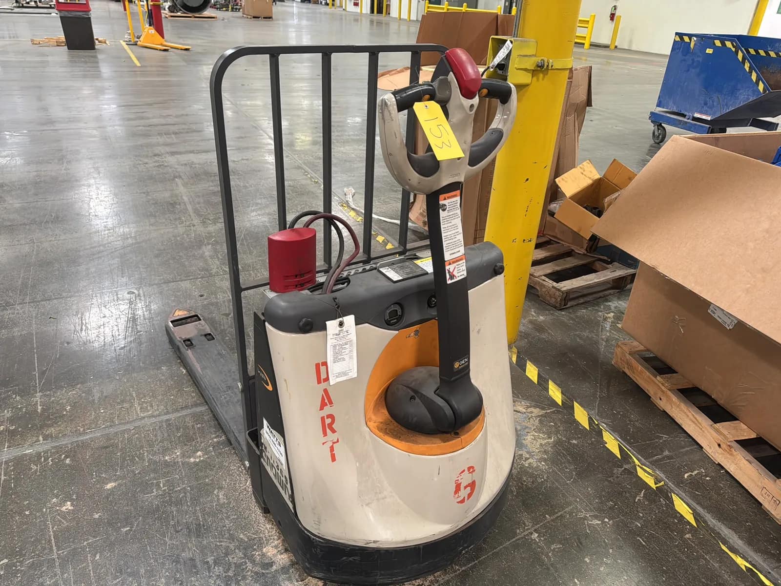 Crown WP 4500lb Capacity Electric Pallet Jack, photo 2 of 12