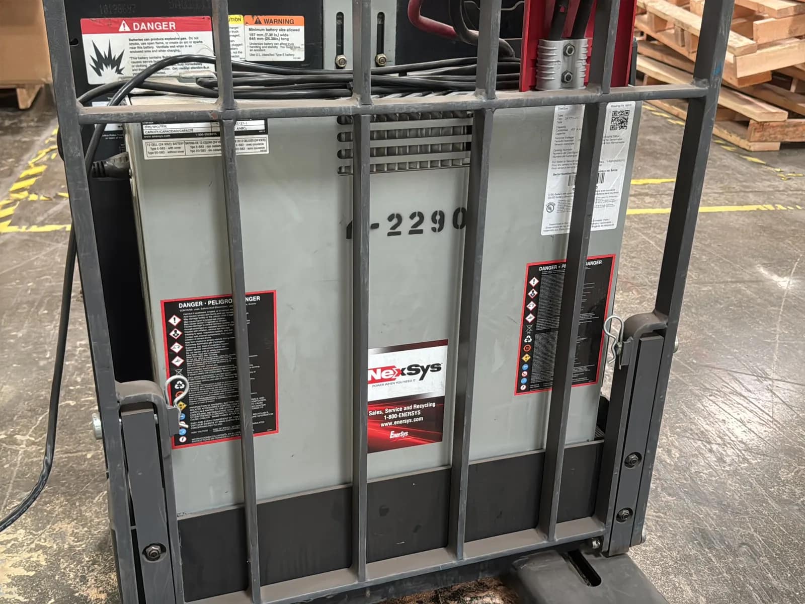 Crown WP 4500lb Capacity Electric Pallet Jack, photo 8 of 12