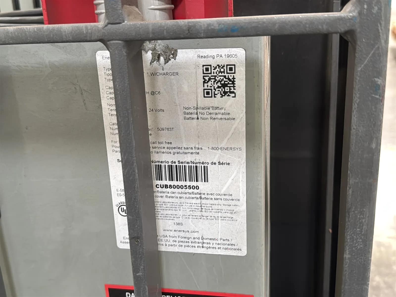 Crown WP 4500lb Capacity Electric Pallet Jack, photo 10 of 12