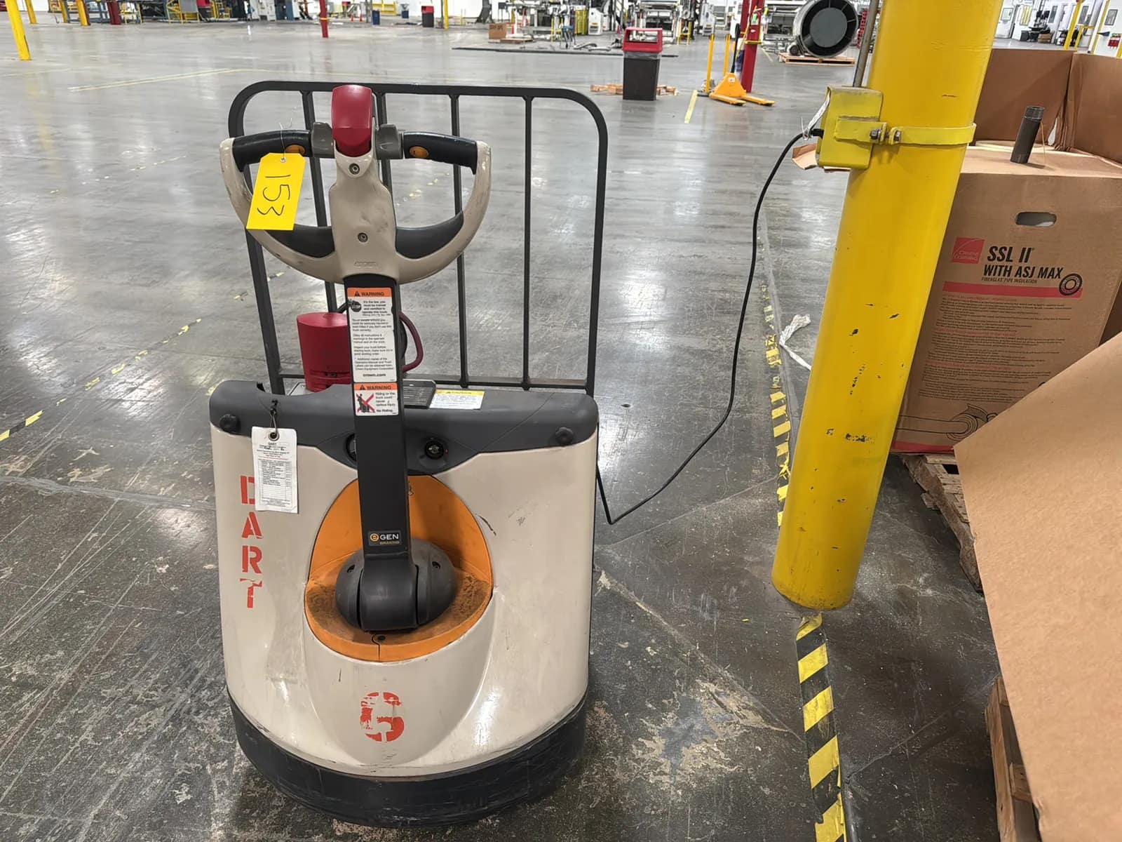 Crown WP 4500lb Capacity Electric Pallet Jack, photo 3 of 12