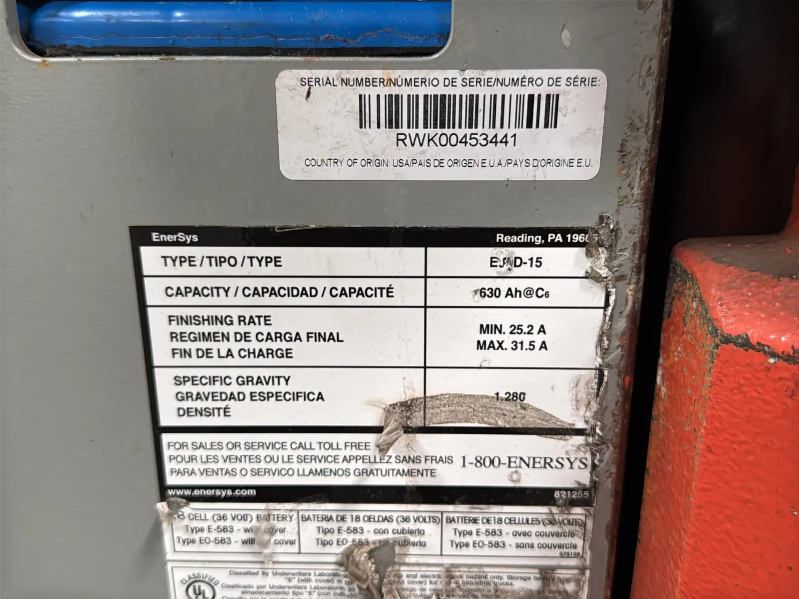 Toyota 7FBCU15 3,000lb Capacity Electric Forklift With Cascade Bale Clamp, photo 29 of 55