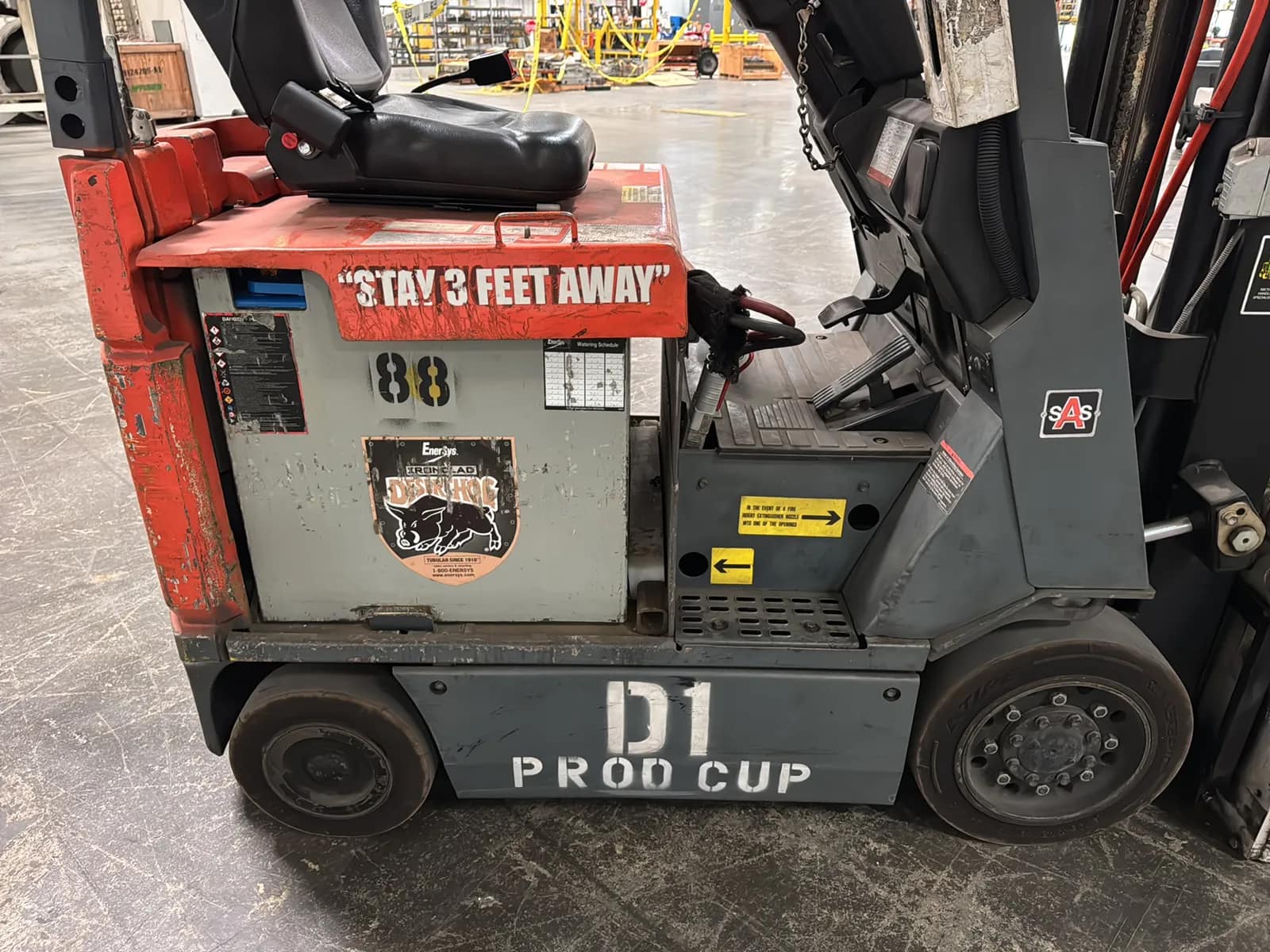 Toyota 7FBCU15 3,000lb Capacity Electric Forklift With Cascade Bale Clamp, photo 14 of 55