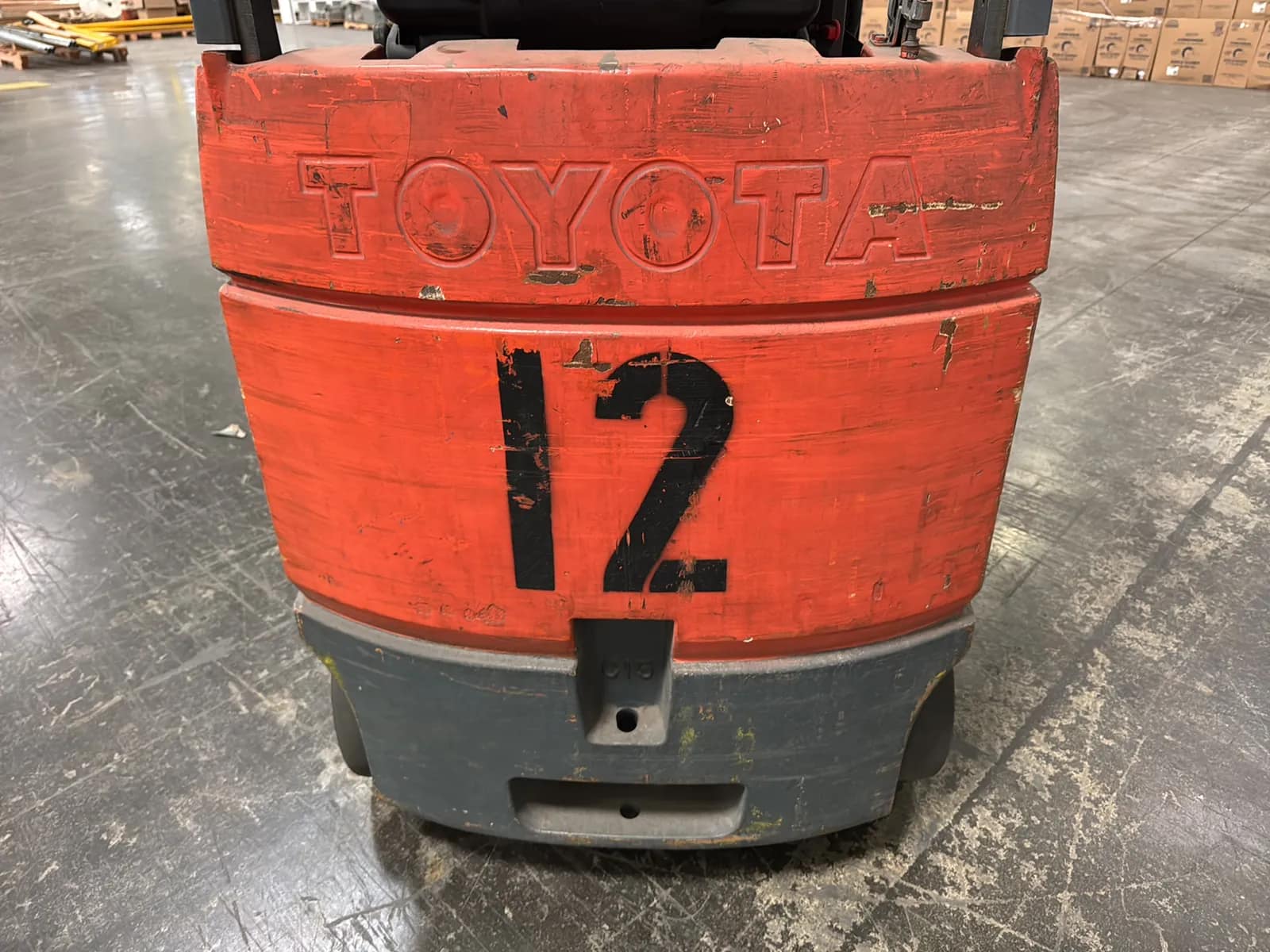 Toyota 7FBCU15 3,000lb Capacity Electric Forklift With Cascade Bale Clamp, photo 22 of 48