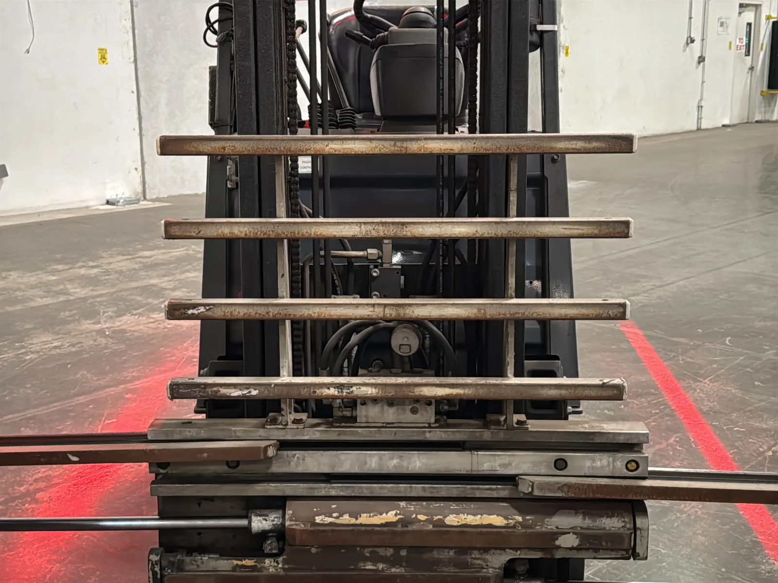 Toyota 7FBCU15 3,000lb Capacity Electric Forklift With Cascade Bale Clamp, photo 10 of 48