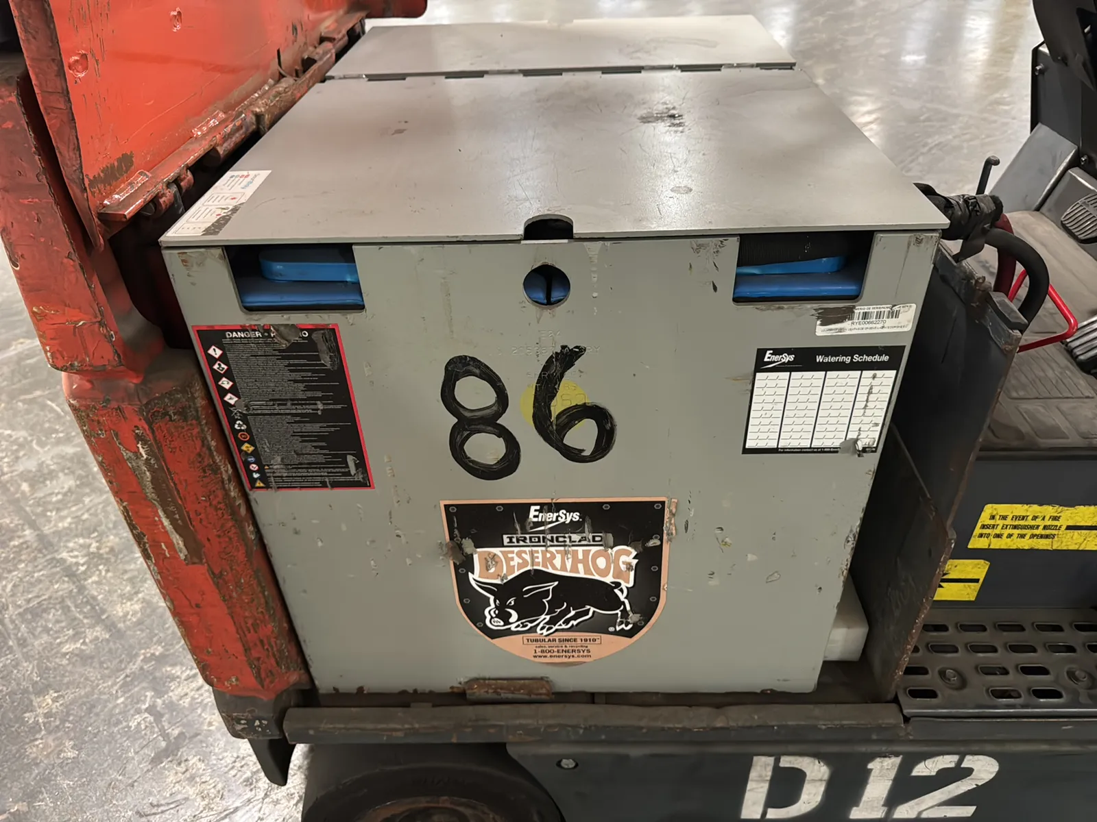 Toyota 7FBCU15 3,000lb Capacity Electric Forklift With Cascade Bale Clamp, photo 32 of 48