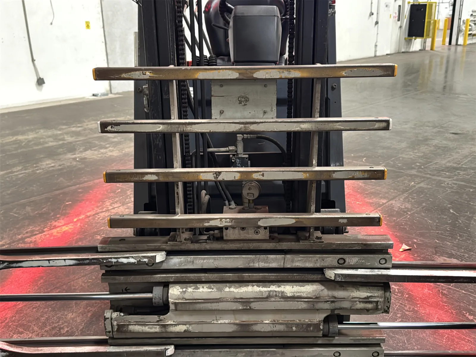 Toyota 7FBCU15 3,000lb Capacity Electric Forklift With Cascade Bale Clamp, photo 10 of 45