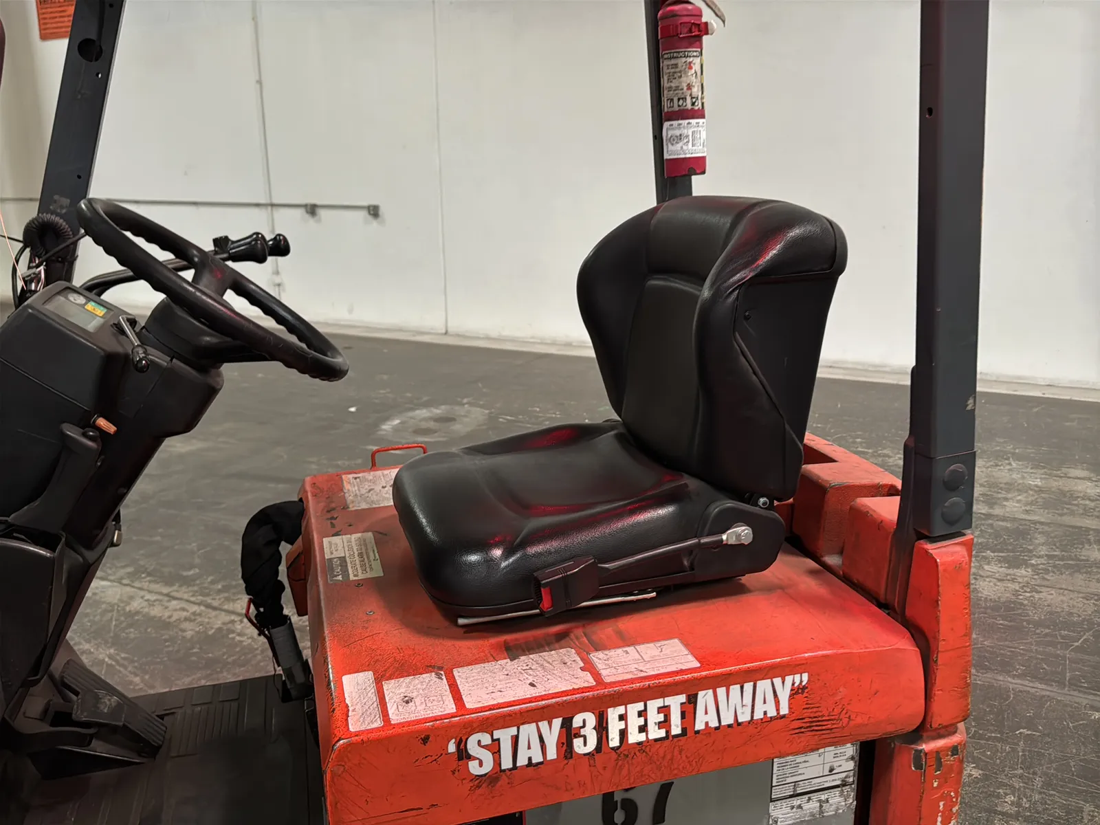Toyota 7FBCU15 3,000lb Capacity Electric Forklift With Cascade Bale Clamp, photo 16 of 45