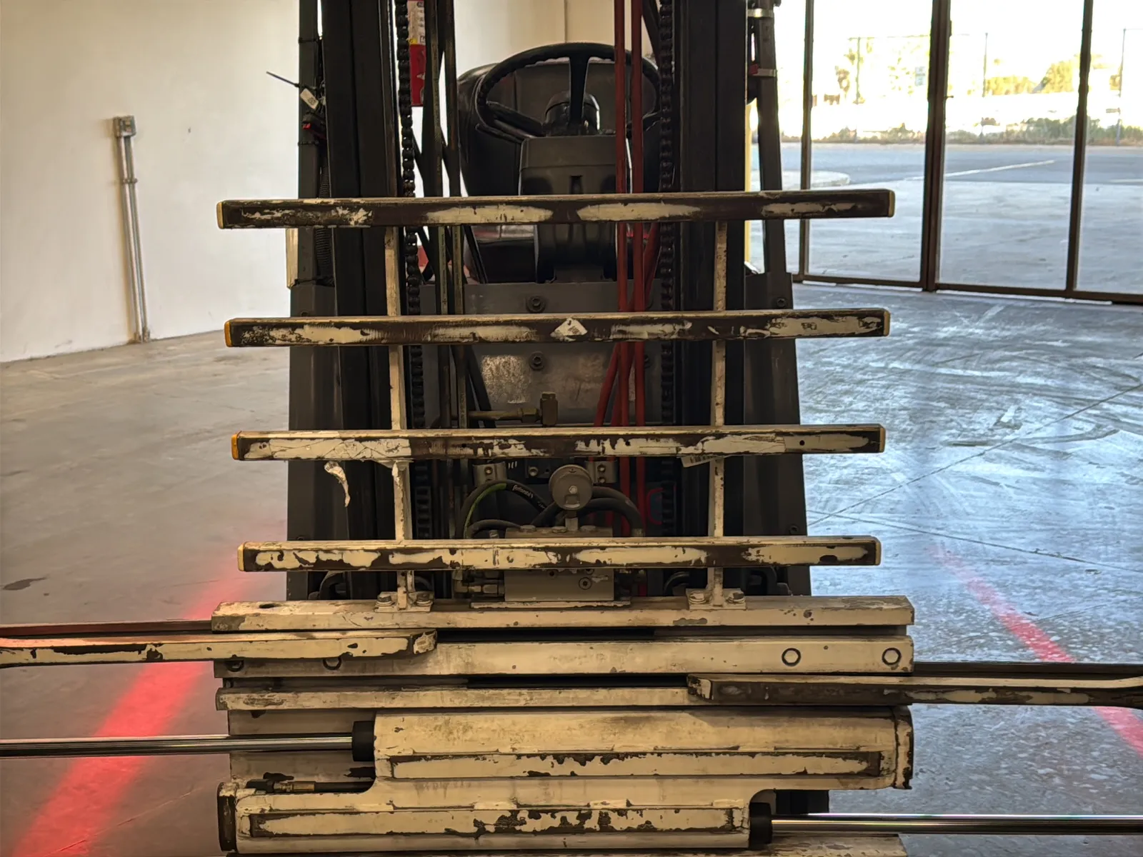 Toyota 5FBCU15 2,700lb Capacity Electric Forklift With Cascade Bale Clamp, photo 9 of 49