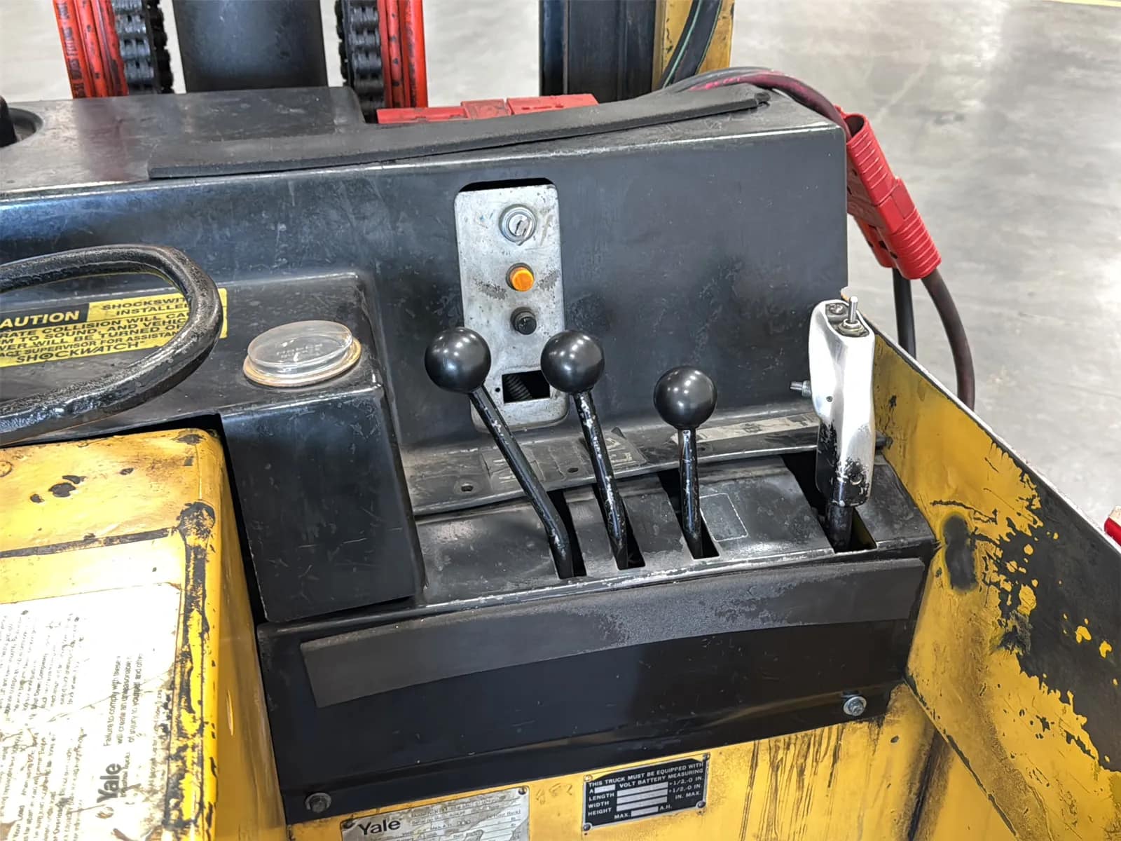 Yale 2,250lb Capacity Electric Standing Forklift, photo 14 of 43