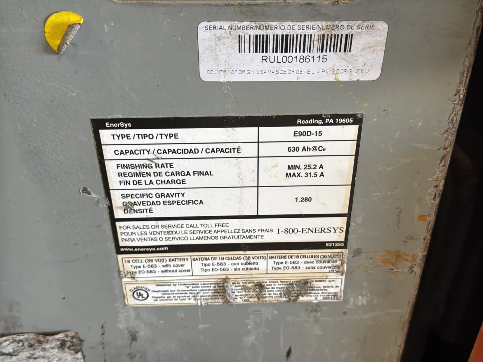 Toyota 7FBCU15 3,000lb Capacity Electric Forklift With Cascade Bale Clamp (Drives, Hydraulics Not Functioning), photo 32 of 43