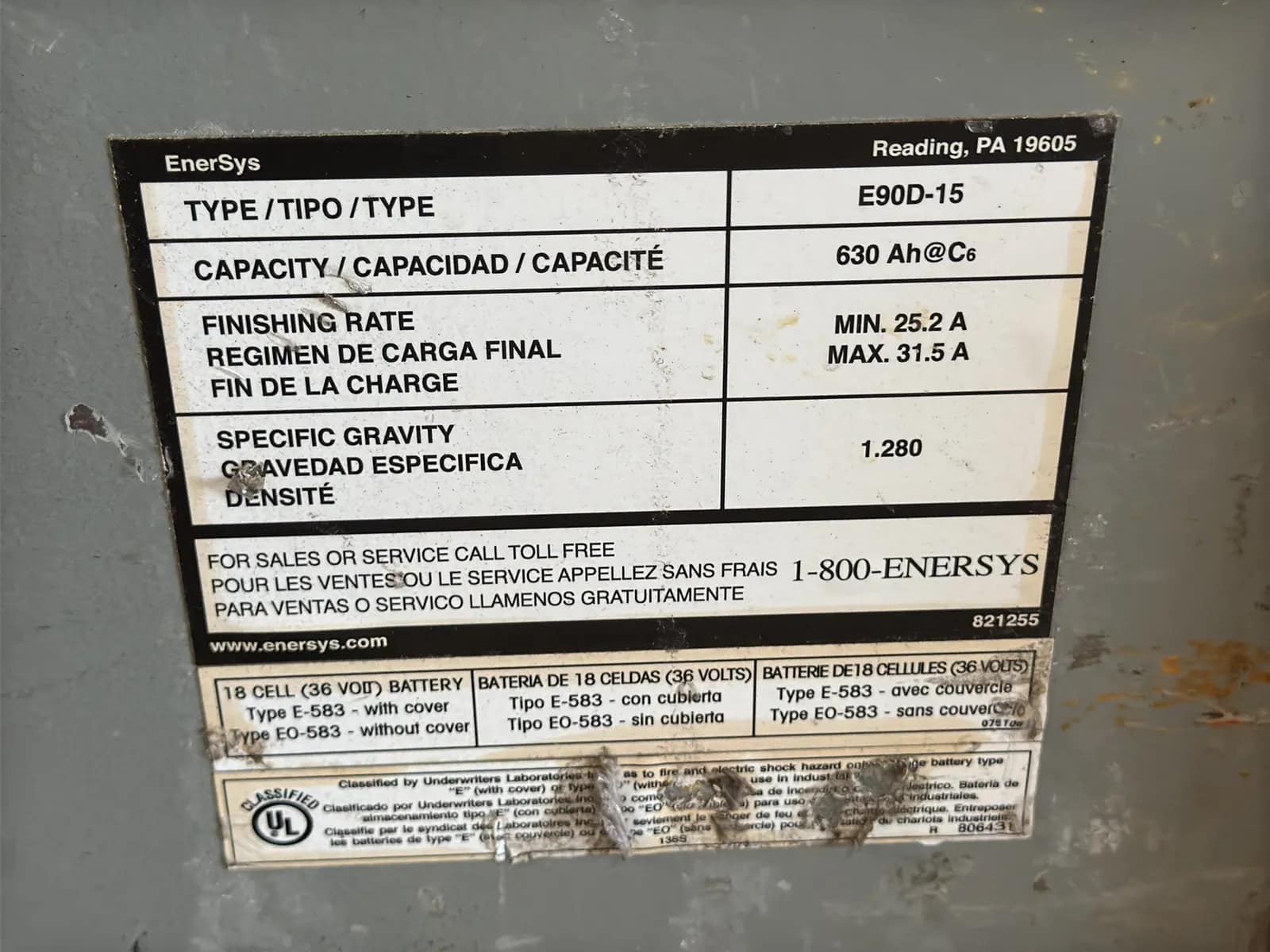 Toyota 7FBCU15 3,000lb Capacity Electric Forklift With Cascade Bale Clamp (Drives, Hydraulics Not Functioning), photo 33 of 43