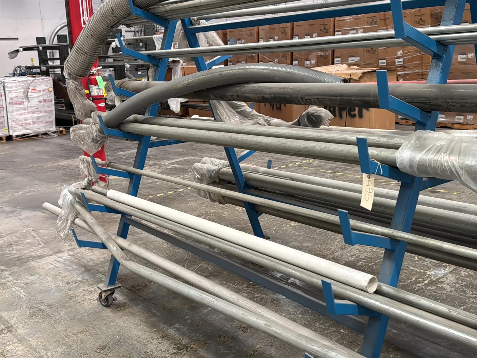 Portable Steel Material Rack (Contents Not Included), photo 3 of 7