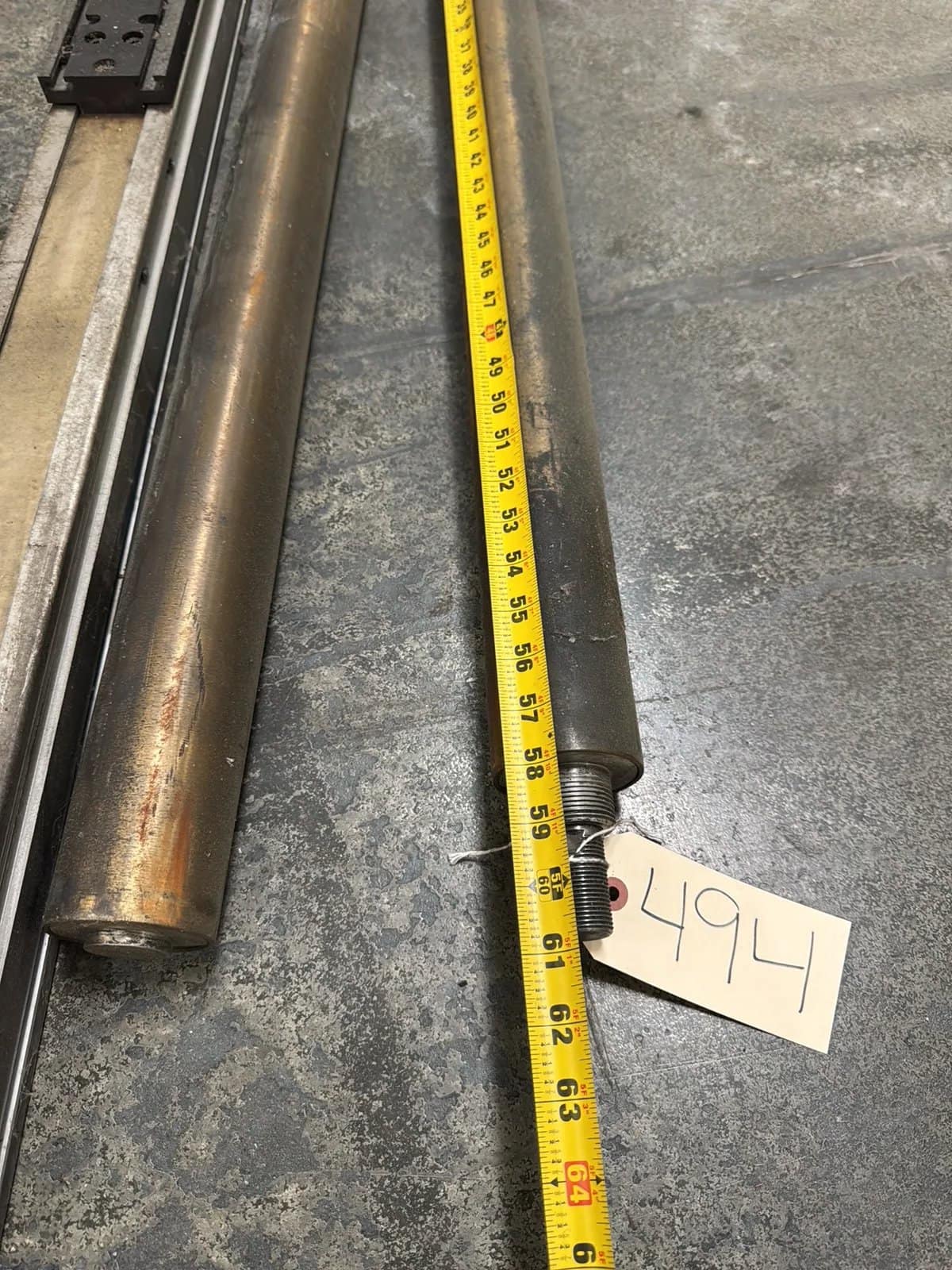 (3) Metal Pieces for Manufacturing Machinery: Actuator and Shafts, photo 6 of 7